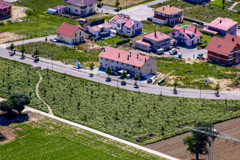 Am Höhenweg in Kandel im Bundesland Rheinland-Pfalz, Deutschland von oben