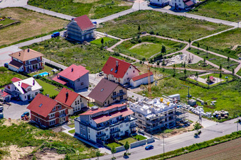 Drohnenbild von Am Höhenweg in Kandel im Bundesland Rheinland-Pfalz, Deutschland
