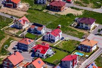 Drohnenaufname von Am Höhenweg in Kandel im Bundesland Rheinland-Pfalz, Deutschland