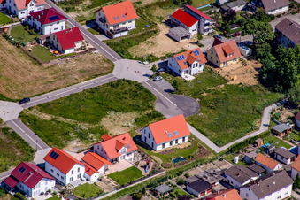 Am Höhenweg in Kandel im Bundesland Rheinland-Pfalz, Deutschland von oben