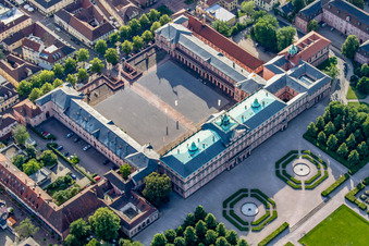 Schlosspark Rastatt im Bundesland Baden-Württemberg, Deutschland