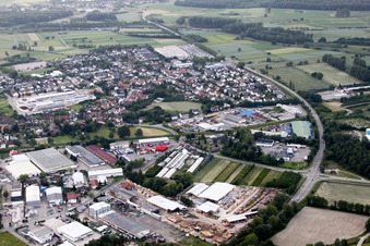 Industrie- und Gewerbegebiet West in Bühl im Ortsteil Vimbuch im Bundesland Baden-Württemberg, Deutschland