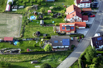 Luftbild von Eichhofstr im Ortsteil Sand in Willstätt im Bundesland Baden-Württemberg, Deutschland