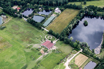 Luftbild von Forstfeld (Elsass) im Bundesland Bas-Rhin, Frankreich