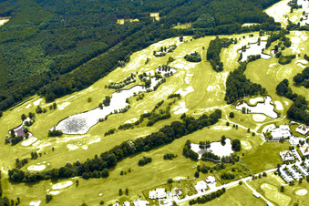 Soufflenheim (Elsass), Golfplatz im Bundesland Bas-Rhin, Frankreich