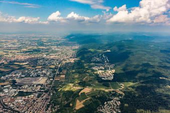 Südlicher Odenwald mit Boxberg im Ortsteil Emmertsgrund in Heidelberg im Bundesland Baden-Württemberg, Deutschland