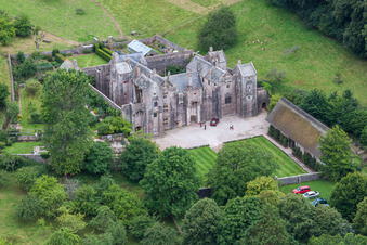 Marldon im Bundesland England, Großbritanien vom Flugzeug aus