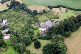 Marldon im Bundesland England, Großbritanien von einer Drohne aus