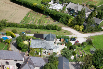 Ipplepen im Bundesland England, Großbritanien von oben gesehen