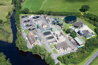 Berry Pomeroy im Bundesland England, Großbritanien von oben gesehen