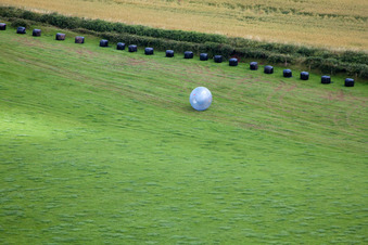 Schrägluftbild von Marldon im Bundesland England, Großbritanien