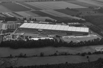 Gewerbegebiet Horst, Zufall Logistik Center im Ortsteil Minderslachen in Kandel im Bundesland Rheinland-Pfalz, Deutschland