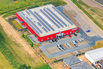 Gewerbegebiet Horst, Bienwald Fitness World im Ortsteil Minderslachen in Kandel im Bundesland Rheinland-Pfalz, Deutschland