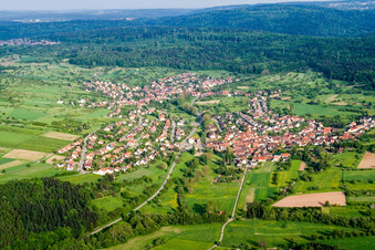 Gräfenhausen von Nordwesten in Birkenfeld im Bundesland Baden-Württemberg, Deutschland