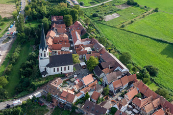 St. Dionysius im Hinterstädl in Jockgrim im Bundesland Rheinland-Pfalz, Deutschland