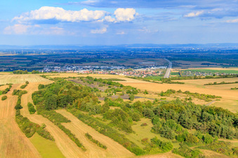 Gemeindeberg Grünstadt Am Eichenwälchen im Ortsteil Sausenheim im Bundesland Rheinland-Pfalz, Deutschland