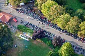 Altleiningen im Bundesland Rheinland-Pfalz, Deutschland aus der Luft