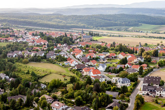 Dorfansicht in Wattenheim im Bundesland Rheinland-Pfalz, Deutschland