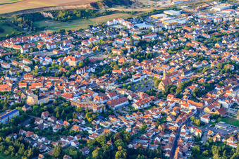 Innnenstadt in Eisenberg im Bundesland Rheinland-Pfalz, Deutschland