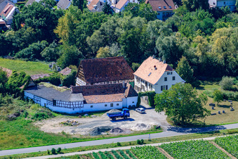 Luftbild von Alte Mühle in Hatzenbühl im Bundesland Rheinland-Pfalz, Deutschland