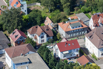 Luftaufnahme von Bismarckstr in Kandel im Bundesland Rheinland-Pfalz, Deutschland