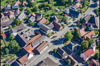 Dorf - Ansicht im Ortsteil Bodersweier in Kehl im Bundesland Baden-Württemberg, Deutschland