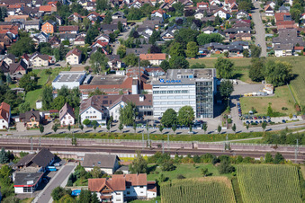Urloffen, Klocke Pharma GmbH in Appenweier im Bundesland Baden-Württemberg, Deutschland aus der Vogelperspektive