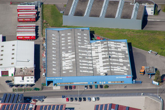 Luftbild von Bross-Weine, Getränke Roth in Appenweier im Bundesland Baden-Württemberg, Deutschland