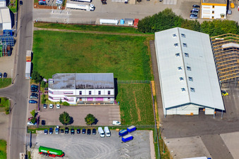 Luftbild von Industriegebiet Nachtweide in Appenweier im Bundesland Baden-Württemberg, Deutschland