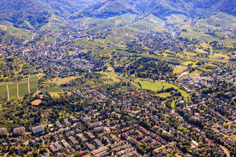 Stadtteil Ost bis Zell-Weierbach in Offenburg im Bundesland Baden-Württemberg, Deutschland