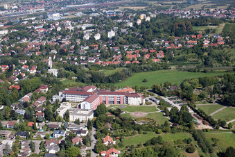 Luftbild von Offenburg, Krankenhaus im Bundesland Baden-Württemberg, Deutschland
