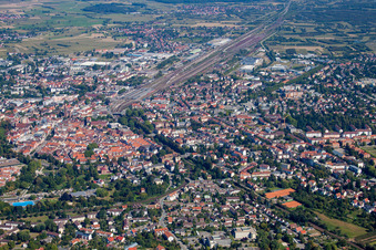Luftbild von Offenburg von Südosten im Bundesland Baden-Württemberg, Deutschland