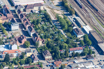 Bahnhof in Offenburg im Bundesland Baden-Württemberg, Deutschland