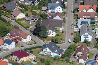 Holunderweg im Ortsteil Sand in Willstätt im Bundesland Baden-Württemberg, Deutschland