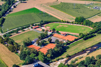 Luftbild von Tennisclub Rosengarten Willstätt e.V im Bundesland Baden-Württemberg, Deutschland