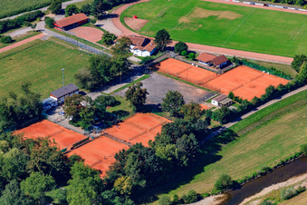 Luftaufnahme von Tennisclub Rosengarten Willstätt e.V im Bundesland Baden-Württemberg, Deutschland