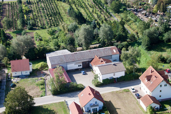 Luftbild von Vollmersweilerer Straße Ferienwohnung Landpartie in Freckenfeld im Bundesland Rheinland-Pfalz, Deutschland