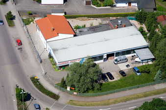 Autolackierei Grossglaus im Ortsteil Minderslachen in Kandel im Bundesland Rheinland-Pfalz, Deutschland