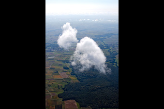 Cleebourg im Bundesland Bas-Rhin, Frankreich aus der Luft betrachtet