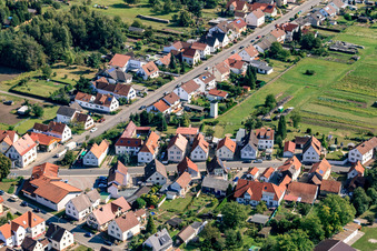 Schaidt, Speckstr von Westen in Wörth am Rhein im Bundesland Rheinland-Pfalz, Deutschland