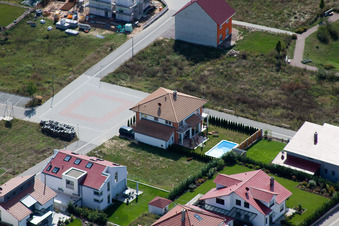 Drohnenbild von Am Höhenweg in Kandel im Bundesland Rheinland-Pfalz, Deutschland