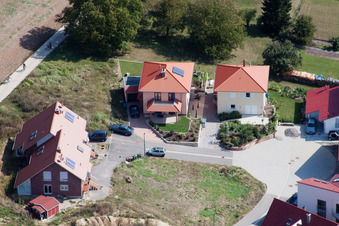 Am Höhenweg in Kandel im Bundesland Rheinland-Pfalz, Deutschland von oben