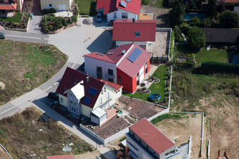 Am Höhenweg in Kandel im Bundesland Rheinland-Pfalz, Deutschland vom Flugzeug aus