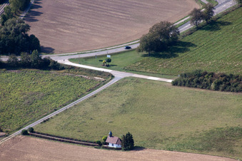 Kirchengebäude der Kapelle in Rülzheim im Bundesland Rheinland-Pfalz, Deutschland