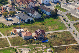 Drohnenbild von Am Höhenweg in Kandel im Bundesland Rheinland-Pfalz, Deutschland