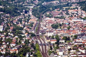 Hauptbahnhof in Neustadt an der Weinstraße im Bundesland Rheinland-Pfalz, Deutschland