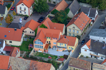 Kirchgasse in Eppelsheim im Bundesland Rheinland-Pfalz, Deutschland