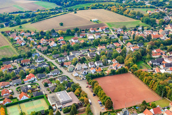 Luftbild von Schillerstraße aus Norden in Eppelsheim im Bundesland Rheinland-Pfalz, Deutschland