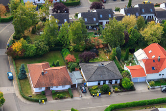Schrägluftbild von Im Mühlegarten in Eppelsheim im Bundesland Rheinland-Pfalz, Deutschland