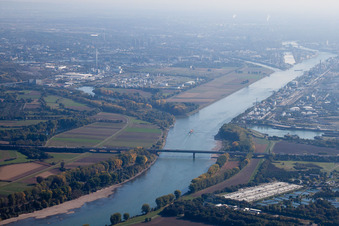 Sandhofen, Friesenheimer Insel in Mannheim im Bundesland Baden-Württemberg, Deutschland